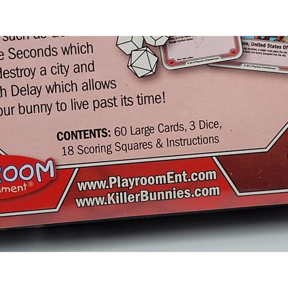 Killer Bunnies And The Ultimate Odyssey Energy Starter Deck Red Sealed - Picture 4 of 8